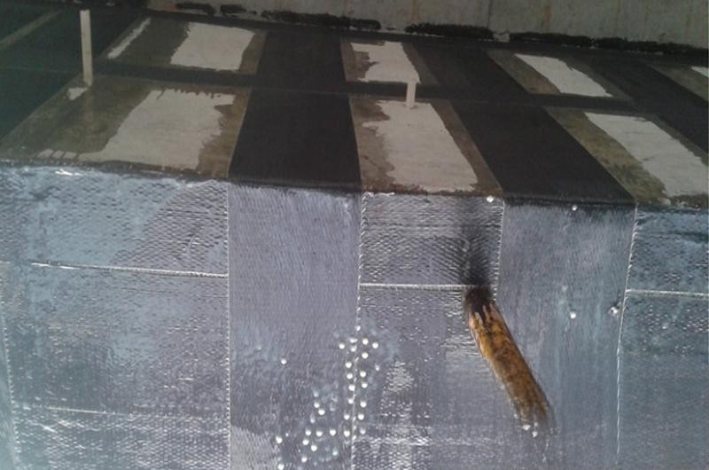 东台楼板使用碳纤维加固